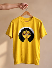 Maa durga | Bong Graphic Tees | Yellow