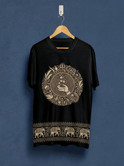 Sacred Lotus Mandala Heritage T-Shirt