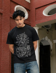 Mahishashur mardini | Bong Graphic Tees | black