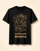 Ganpati Bappa Stylish Printed T-Shirt