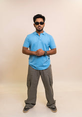Cool Blue Polo