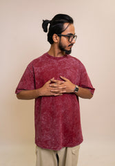 Maroon Red Tee