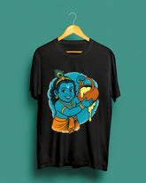 Janmashtami | Bong Graphic Tees | black