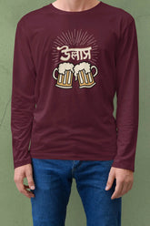 ullash | Bong Full sleeve T-shirt | Red