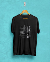 gaan pran | Bong Graphic Tees | black