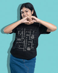 gaan pran | Bong Graphic Tees | black