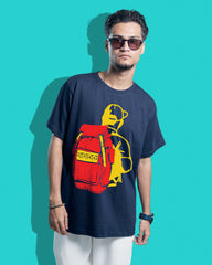 jajabor | Bong Graphic Tees | blue