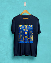 Kolkata Tram | Bong Graphic Tees | blue
