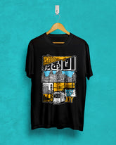 Kolkata-city of joy | Bong Graphic Tees | black
