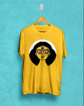 Maa durga | Bong Graphic Tees | Yellow