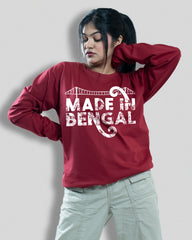 made in bengal | Bong Full sleeve T-shirt | Red