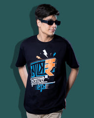 masher shuru tei sesh | Bong Graphic Tees | black