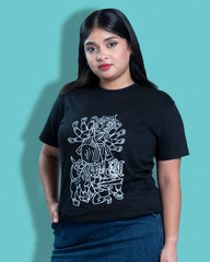 Mahishashur mardini | Bong Graphic Tees | black