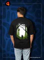 cholo harie jai | Bong Oversize Tees | Black