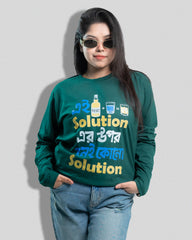 Solution | Bong Full sleeve T-shirt | Green