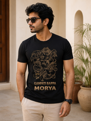 Ganpati Bappa Stylish Printed T-Shirt