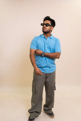 Cool Blue Polo