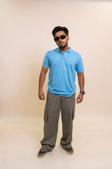 Cool Blue Polo
