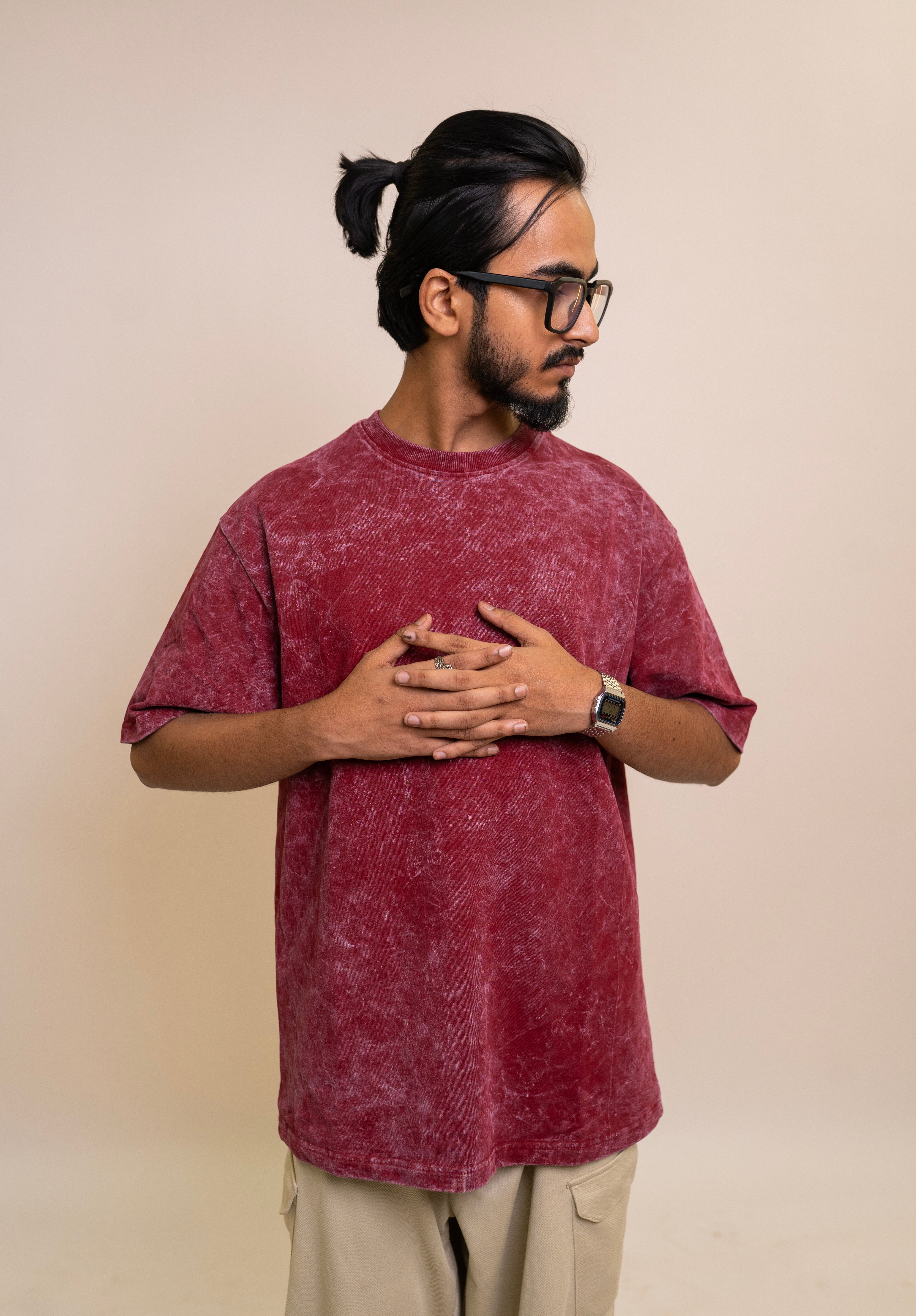 Maroon Red Tee