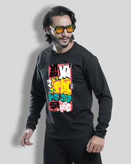 Ja Beton | Bong Full sleeve T-shirt | Black