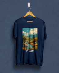 disconnected | Bong Graphic Tees | Navy | Black